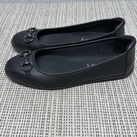 Anne Klein iflex Elly black ballet flats size 10M - Picture 4 of 7